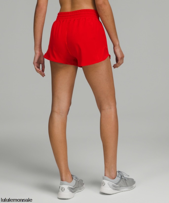 Lululemon Damen DELULU175 | Lululemon Deutschland Dunkelrot Hotty Hot Hochhaus Gefüttert Kurz 25